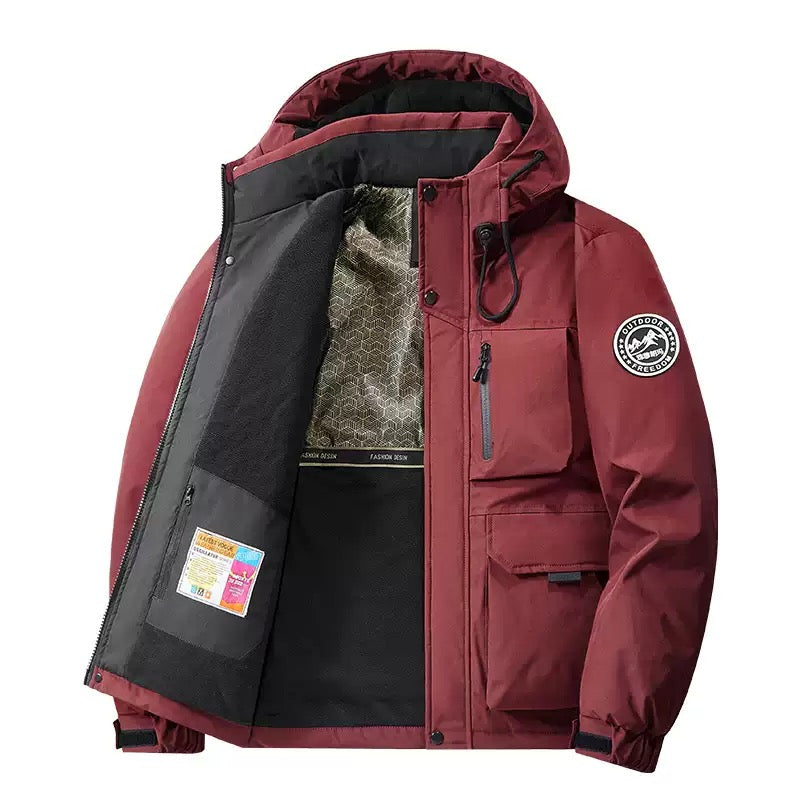 Jorge - Manteau à capuche décontracté et élégant