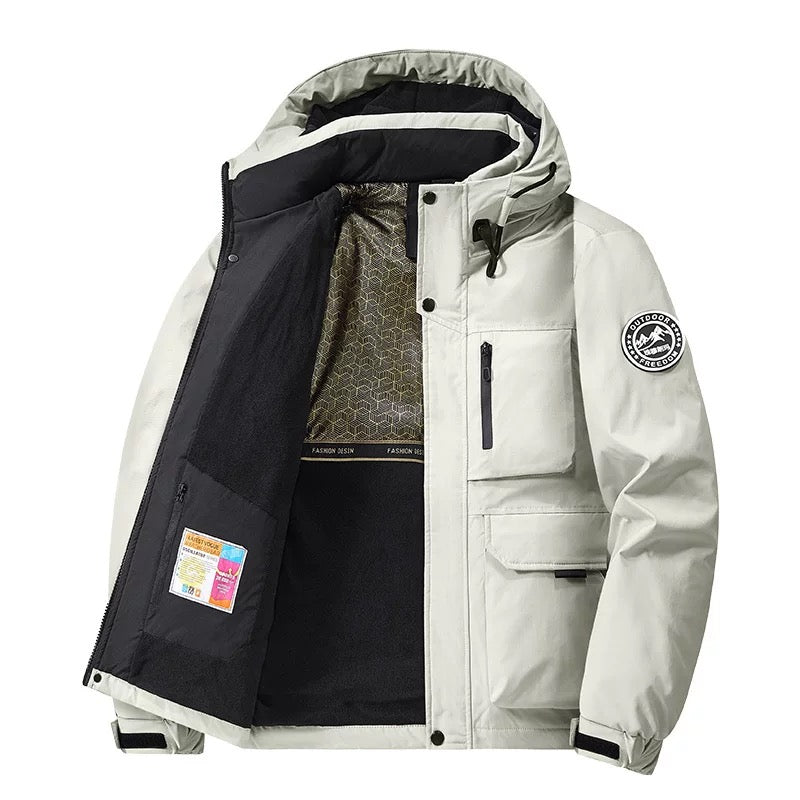 Jorge - Manteau à capuche décontracté et élégant