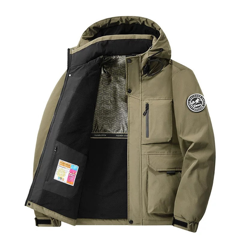 Jorge - Manteau à capuche décontracté et élégant